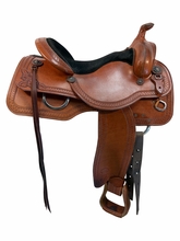 15.5Inch Used C.W Wiley Reining Saddle Medium Tree