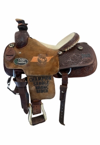 15.5Inch Used Cactus Saddlery Trophy Saddle Medium Tree