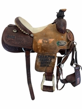 15.5Inch Used Cactus Saddlery Trophy Saddle Medium Tree