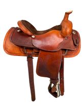 15.5Inch Used CC Saddlery Roping Saddle 1038