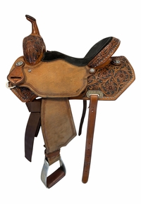 15.5Inch Used Circle Y Barrel Saddle Wide Tree 2154