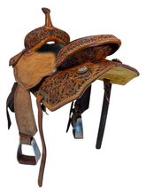 SOLD 2026/02/20 15.5Inch Used Circle Y Barrel Saddle Wide Tree 2154