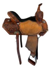 SOLD 2026/02/20 15.5Inch Used Circle Y Barrel Saddle Wide Tree 2154