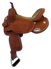 15.5Inch Used Circle Y JBN Savannah Treeless Barrel Saddle Wide Tree 3919