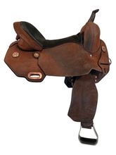 15.5Inch Used Circle Y JBN Treeless Barrel Saddle 3914