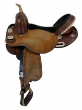 SOLD 2026/04/23j 15.5Inch Used Circle Y JBN Treeless Barrel Saddle Medium Tree 3912