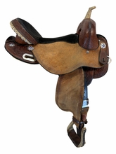 SOLD 2026/04/23j 15.5Inch Used Circle Y JBN Treeless Barrel Saddle Medium Tree 3912