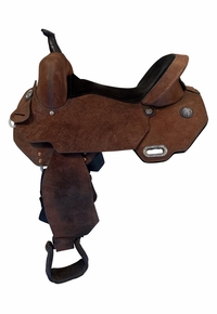 15.5Inch Used Circle Y JBN Treeless Barrel Saddle Wide Tree 3914
