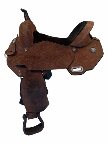 15.5Inch Used Circle Y JBN Treeless Barrel Saddle Wide Tree 3914