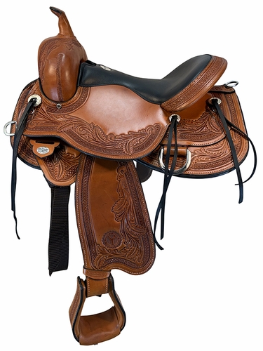 15.5Inch Used Circle Y JG Monarch Trail Saddle Wide Flex2 Tree 1752