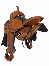 15.5Inch Used Circle Y JG Monarch Trail Saddle Wide Flex2 Tree 1752