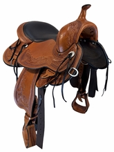 15.5Inch Used Circle Y JG Monarch Trail Saddle Wide Flex2 Tree 1752