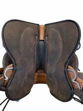 15.5Inch Used Circle Y JG Monarch Trail Saddle Wide Flex2 Tree 1752