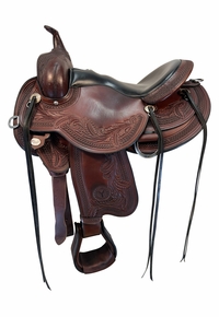 15.5Inch Used Circle Y JG Wind River Trail Saddle 1750