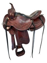 15.5Inch Used Circle Y JG Wind River Trail Saddle 1750