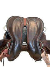 15.5Inch Used Circle Y JG Wind River Trail Saddle 1750