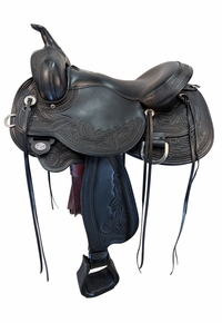 15.5Inch Used Circle Y Julie Goodnight Monarch Trail Saddle Medium Flex2 Tree 1752