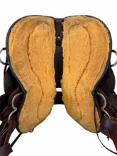 15.5Inch Used Circle Y Julie Goodnight Windriver Trail Saddle Wide Flex Tree 1750