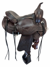 15.5Inch Used Circle Y Julie Goodnight Windriver Trail Saddle Wide Flex Tree 1750