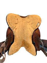 15.5Inch Used Circle Y Just Be Natural Treeless Barrel Saddle 3913