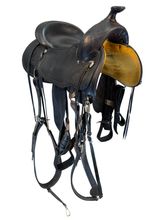 SOLD 2026/03/30j  15.5Inch Used Circle Y Reining Saddle Wide Flex Tree 1560
