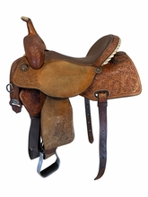 15.5Inch Used Circle Y Renegade Barrel Saddle Medium Tree 1162