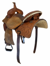 15.5Inch Used Circle Y Renegade Barrel Saddle Medium Tree 1162