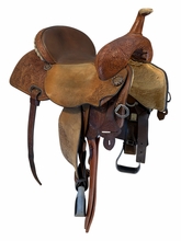 15.5Inch Used Circle Y Renegade Barrel Saddle Medium Tree 1162