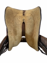 15.5Inch Used Circle Y Roping Saddle Wide Tree 1038