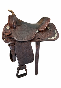 SOLD 2025/09/04 15.5Inch Used Circle Y Show Saddle 2715