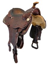 SOLD 2025/09/04  15.5Inch Used Circle Y Show Saddle 2715