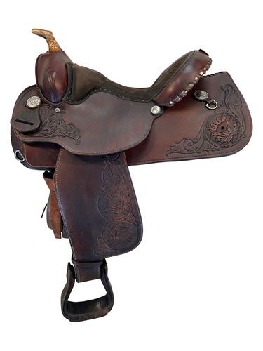 15.5Inch Used Circle Y Show Saddle X Wide Tree 2876
