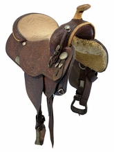 SOLD 2026/06/06j  15.5Inch Used Circle Y Show Saddle Wide Tree 1108