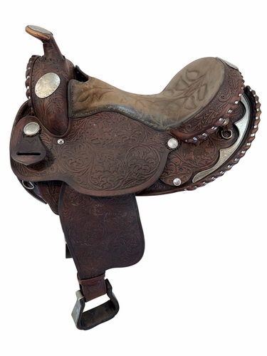 15.5Inch Used Circle Y Show Saddle Wide Tree 2123