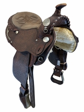 15.5Inch Used Circle Y Show Saddle Wide Tree 2123