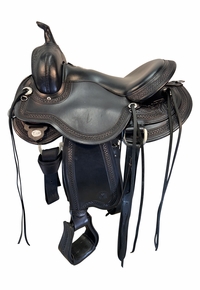 15.5Inch Used Circle Y Teton Trail Saddle 1760