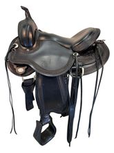 SOLD 2025/09/10j  15.5Inch Used Circle Y Teton Trail Saddle 1760
