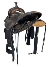 SOLD 2025/09/10j  15.5Inch Used Circle Y Teton Trail Saddle 1760
