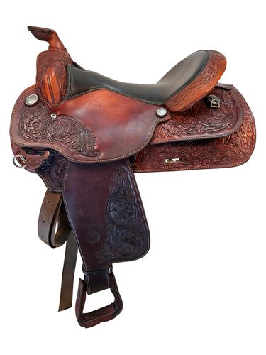 SOLD 2025/09/21j  15.5Inch Used Circle Y Trail Saddle 3105