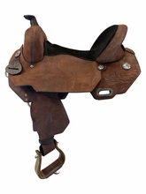15.5Inch Used Cirlce Y JBW Treeless Barrel Saddle Wide Tree 3914