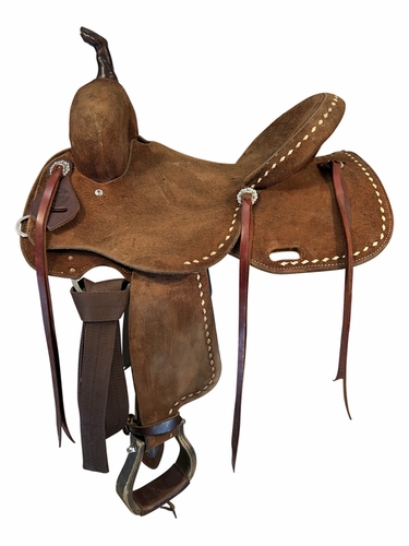 SOLD 2025/07/10e  15.5Inch Used Clayton Barrel Saddle
