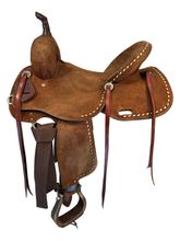 SOLD 2025/07/10e  15.5Inch Used Clayton Barrel Saddle