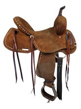 SOLD 2025/07/10e  15.5Inch Used Clayton Barrel Saddle