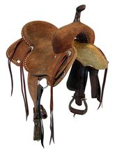 SOLD 2025/07/10e  15.5Inch Used Clayton Barrel Saddle