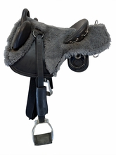 15.5Inch Used Collin Dangaarde Bareback Endurance Saddle Wide Tree
