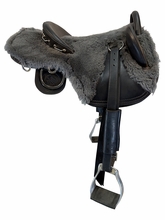 15.5Inch Used Collin Dangaarde Bareback Endurance Saddle Wide Tree