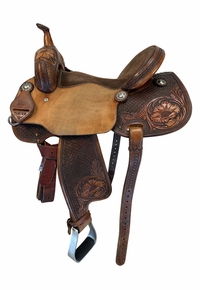 15.5Inch Used Colorado Saddlery Barrel Saddle Wide Tree