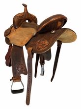 15.5Inch Used Colorado Saddlery Barrel Saddle Wide Tree