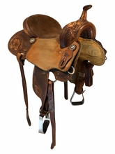 15.5Inch Used Colorado Saddlery Barrel Saddle Wide Tree