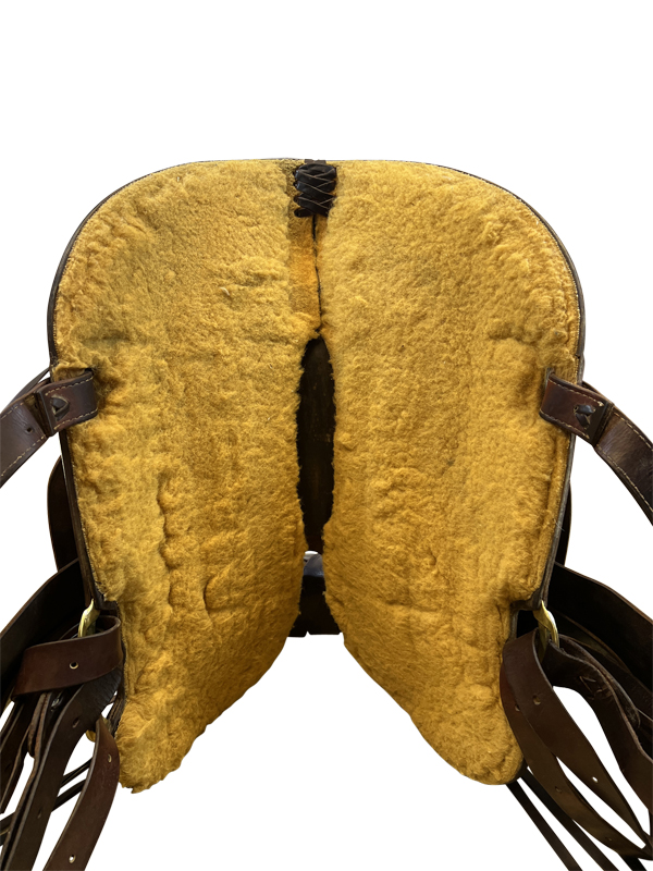 SOLD 2024/02/21c PRICE REDUCED! 15.5Inch Used Colorado Saddlery Roping